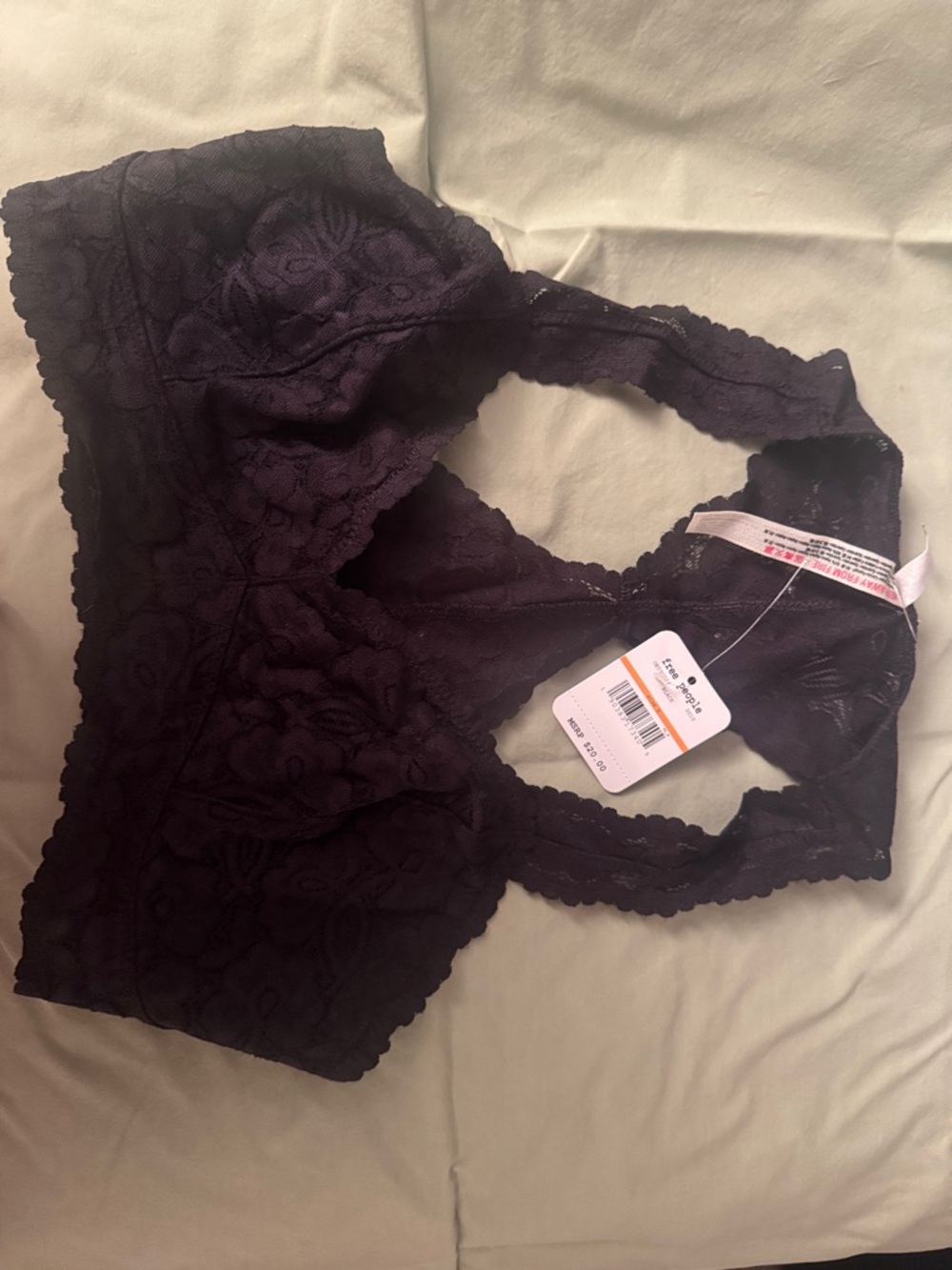 Free people Lace Bralette in black